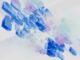 abstract blue and pink 3D cubes