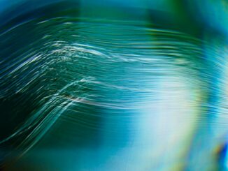 blue and white water wave
