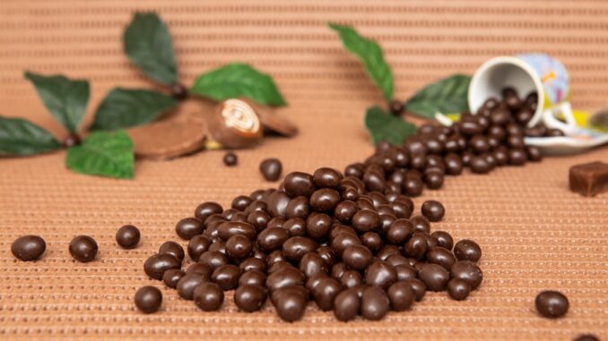 pile of chocolate almond