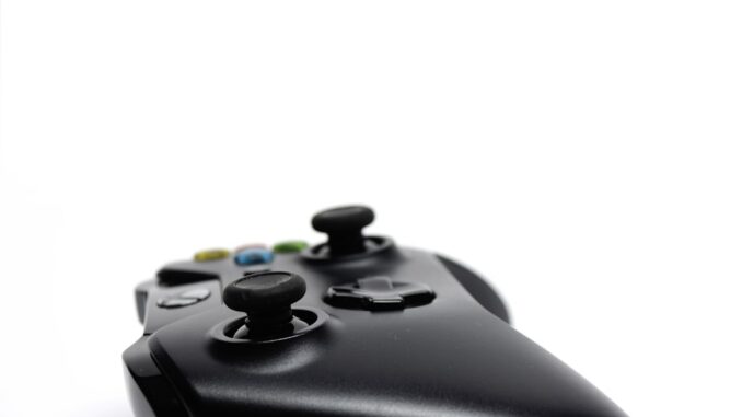black xbox one game controller