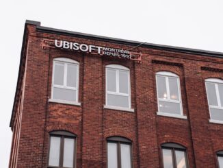 Ubisoft montreal headquarters in a brick building.