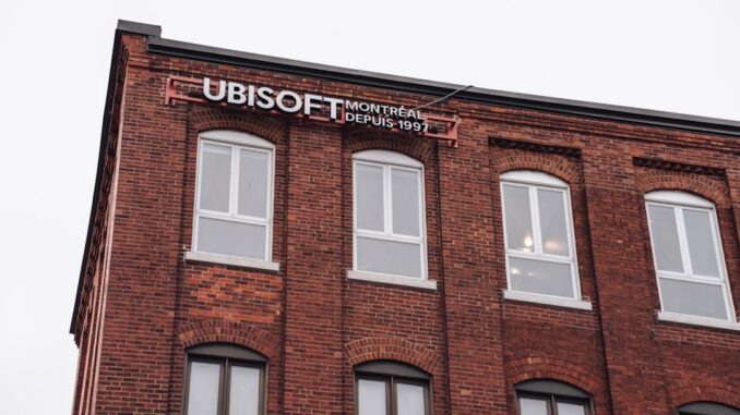 Ubisoft montreal headquarters in a brick building.