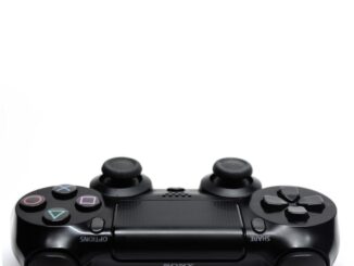 black sony ps 4 game controller