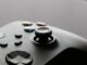 a close up of a video game controller