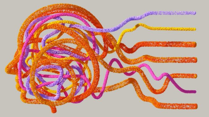 a drawing of a colorful octopus