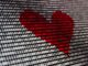 a heart is shown on a computer screen
