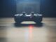 turned on wireless dualshock game controller