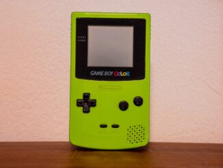 green and black digital device